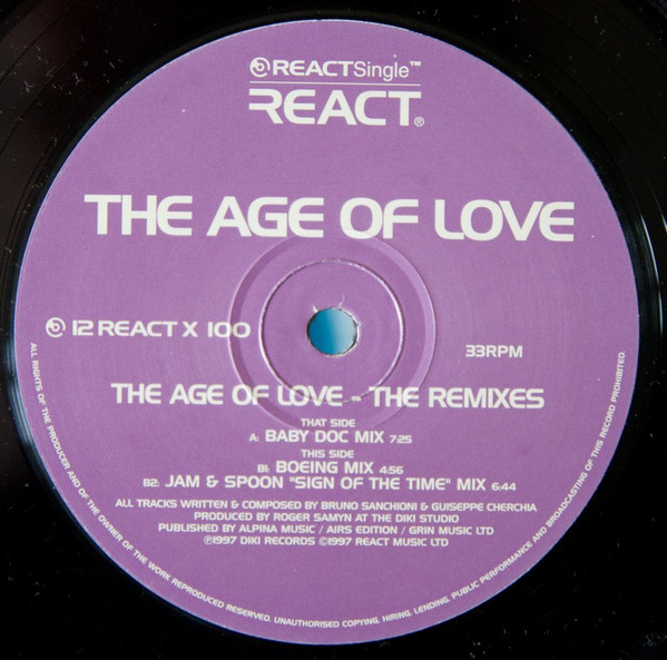 The Age Of Love (The Remixes)