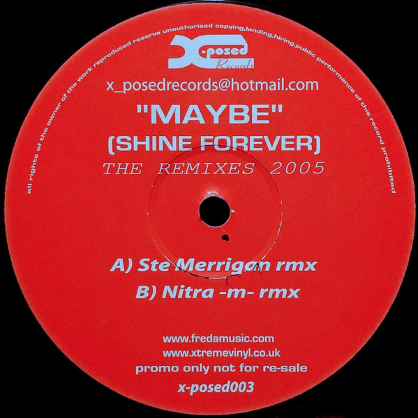 Maybe (Shine Forever) The Remixes 2005 1