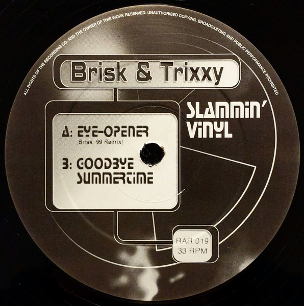Eye-Opener (Brisk '99 Remix) / Goodbye Summertime
