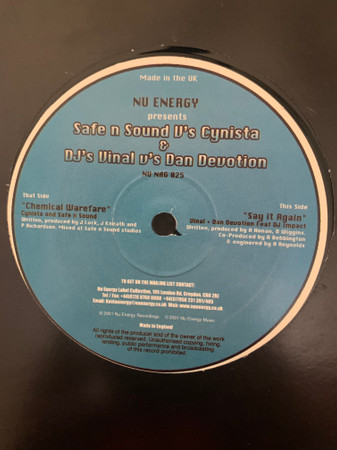 Chemical Warfare / Say It Again
