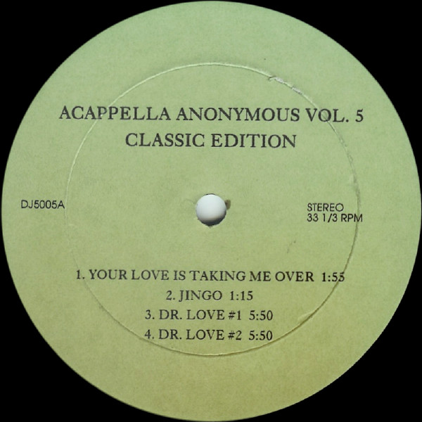 Acappella Anonymous Vol. 5 (Classic Edition)