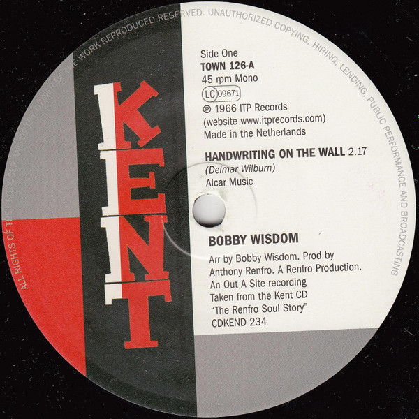 Handwriting On The Wall / Too Darn Soulful