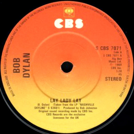 Lay Lady Lay / I Threw It All Away