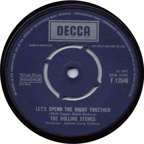 Let's Spend The Night Together / Ruby Tuesday