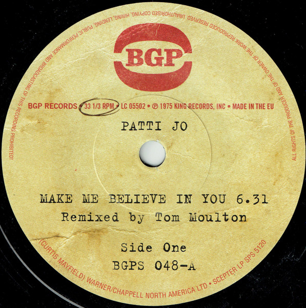 Make Me Believe In You / Ain't No Love Lost