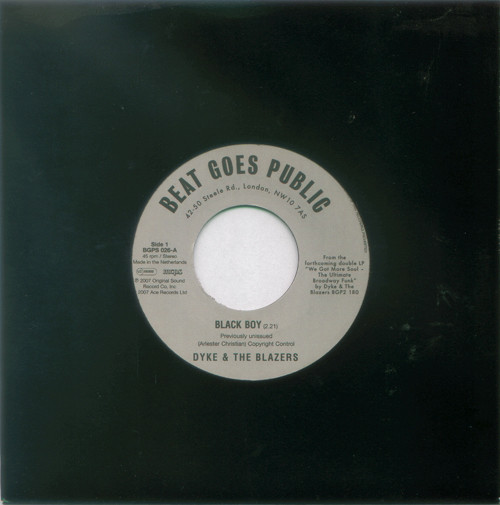 Black Boy / Let A Woman Be A Woman - Let A Man Be A Man