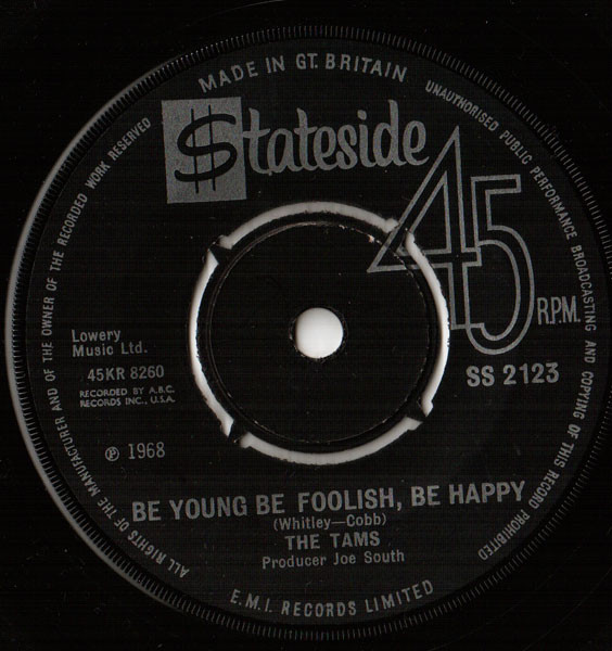 Be Young Be Foolish, Be Happy / That Same Old Song