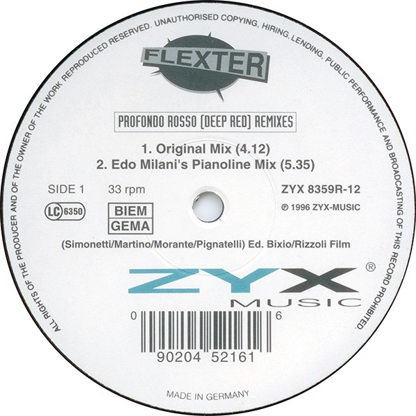 Profondo Rosso (Deep Red) (Remixes)