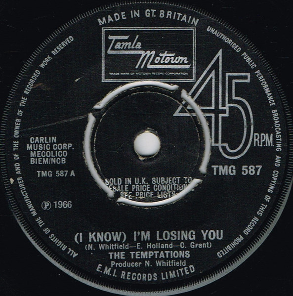 (I Know) I'm Losing You