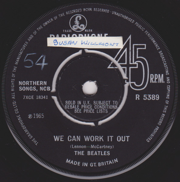 We Can Work It Out / Day Tripper
