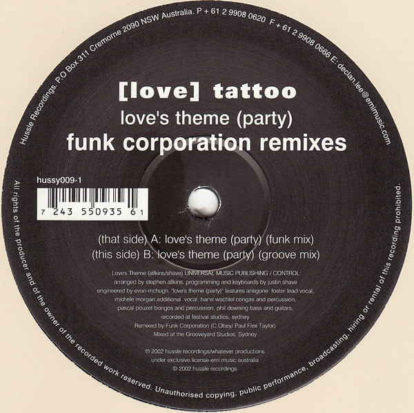 Love's Theme (Party) (Funk Corporation Remixes)