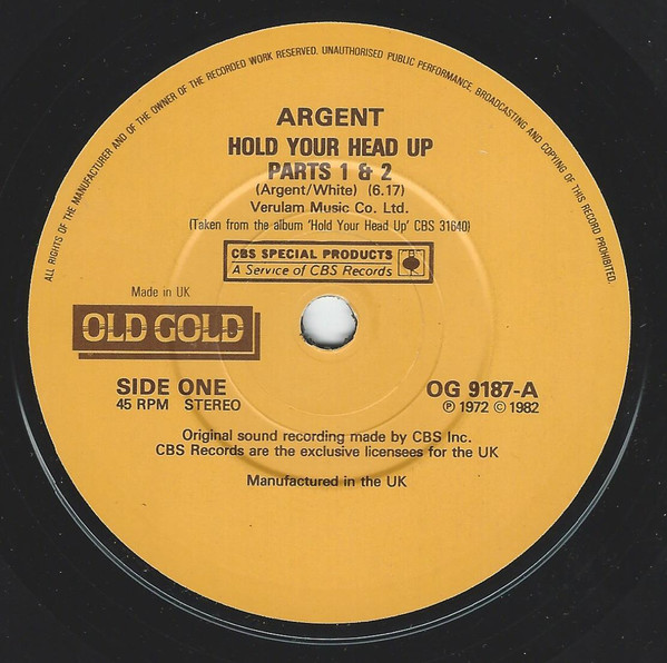 Hold Your Head Up (Parts 1 & 2)