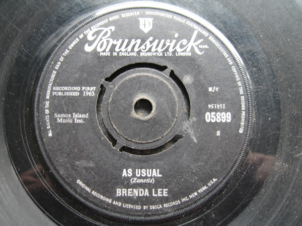 As Usual / Lonely Lonely Lonely Me