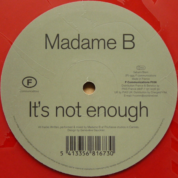 It's Not Enough