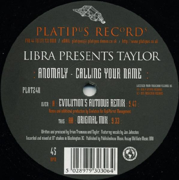 Anomaly – Calling Your Name 1